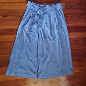 Uniqlo | Blue Wide Leg Capris